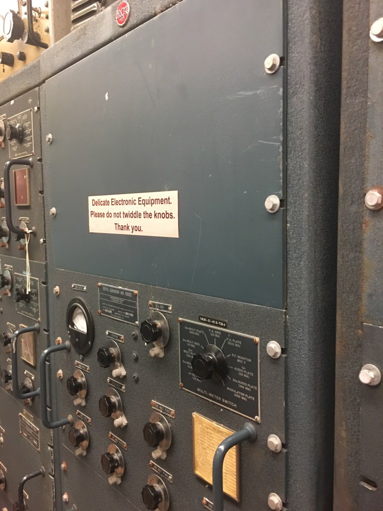 Delicate Electronic Equipment. Please do not twiddle the knobs. Thank you.